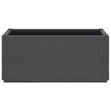 vidaXL Plantenbak 80x36x35 cm polypropeen donkergrijs