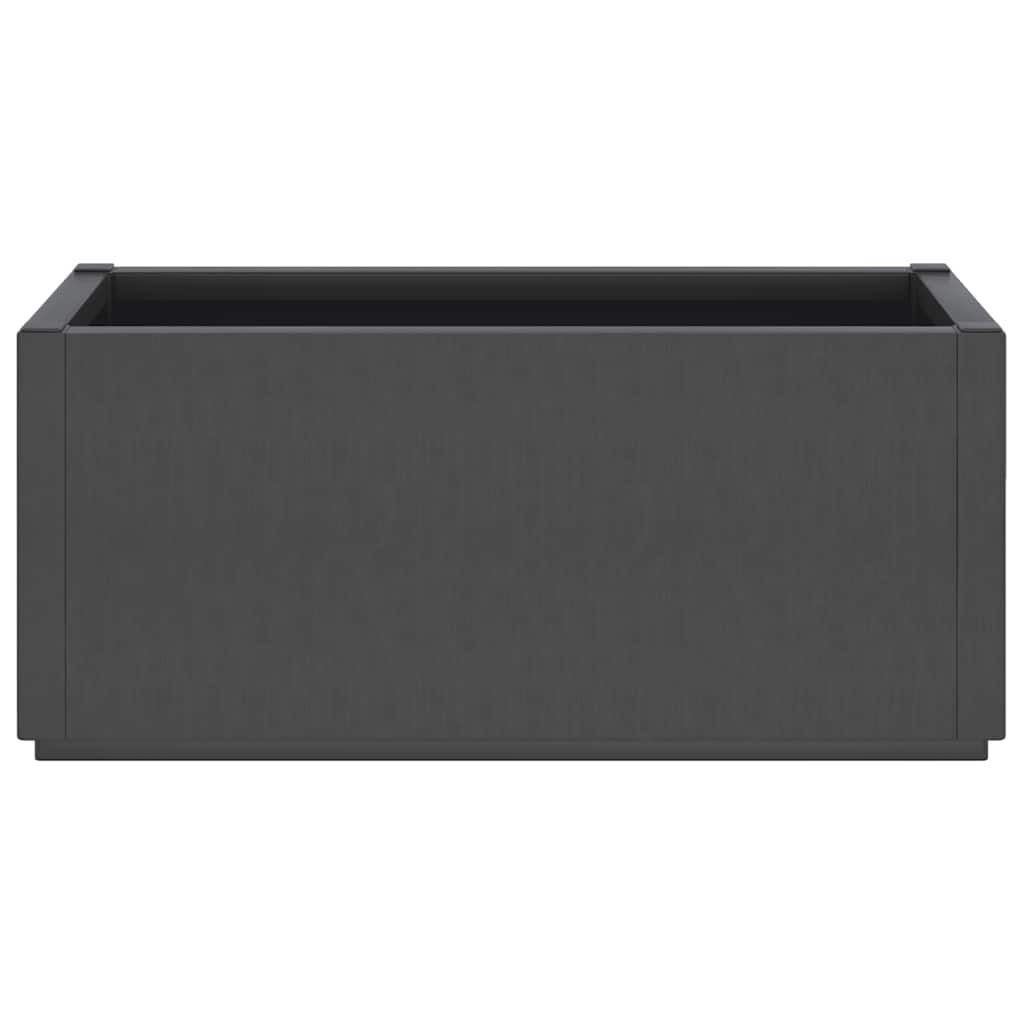 vidaXL Plantenbak 80x36x35 cm polypropeen donkergrijs