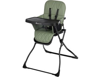 Bebeconfort Lily Kinderstoel, 6 Maanden - 3 Jaar (max. 15 kg), Compact & Lichtgewicht Reisstoel (4kg), Mineral Green