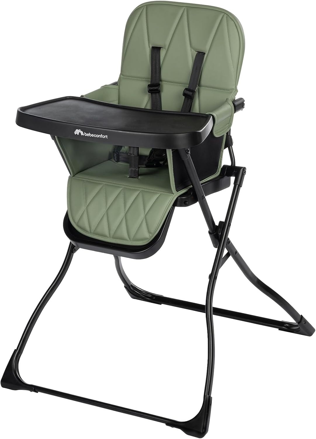 Bebeconfort Lily Kinderstoel, 6 Maanden - 3 Jaar (max. 15 kg), Compact & Lichtgewicht Reisstoel (4kg), Mineral Green