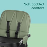 Bebeconfort Lily Kinderstoel, 6 Maanden - 3 Jaar (max. 15 kg), Compact & Lichtgewicht Reisstoel (4kg), Mineral Green