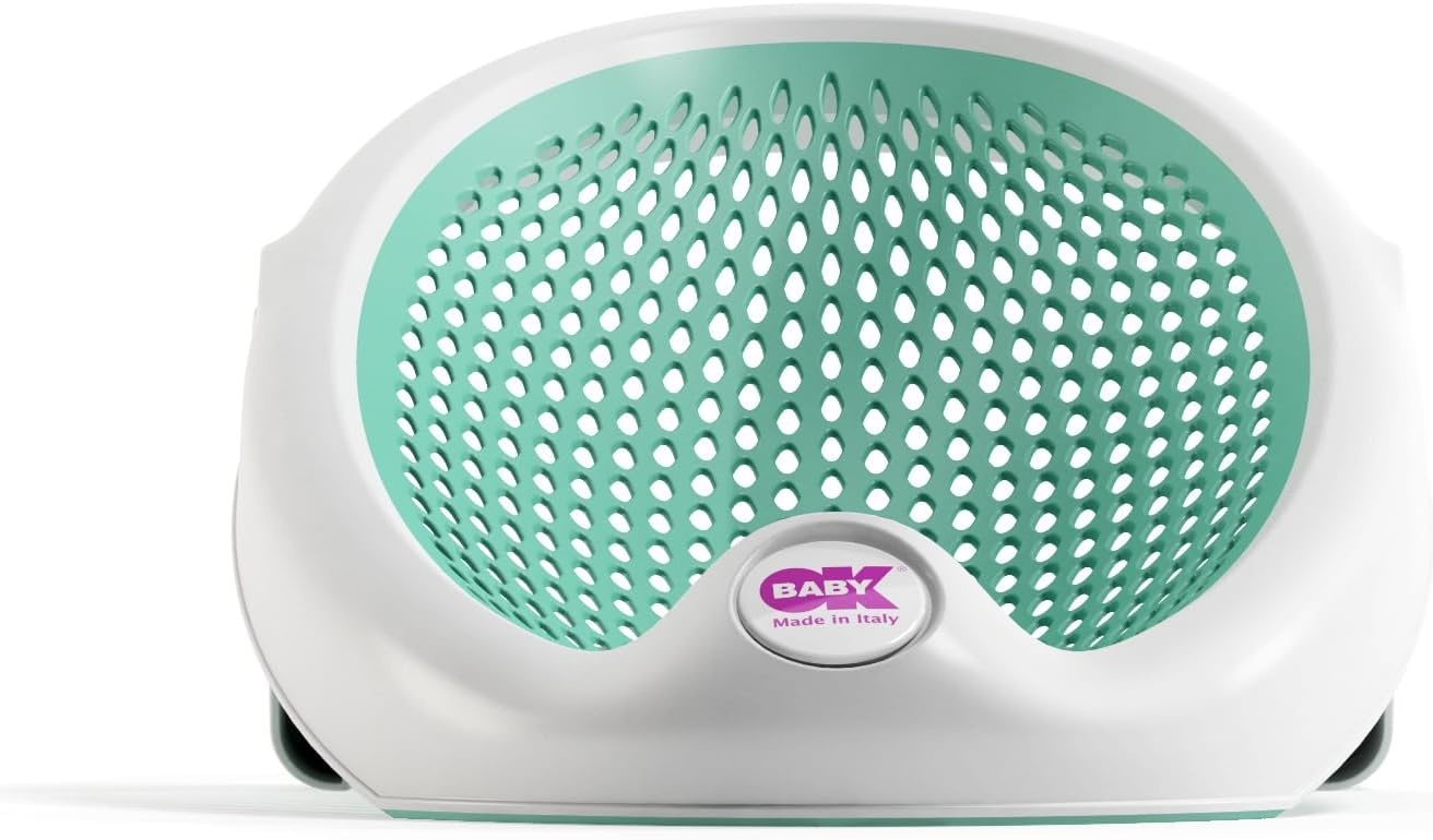 OKBABY Jelly - Opvouwbare, zachte en comfortabele badsteun voor baby's van 0-8 Maanden (8kg) - Lichtblauw