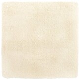 vidaXL Hoogpolig vloerkleed NAVARRA 200x200 cm polyester crèmekleurig