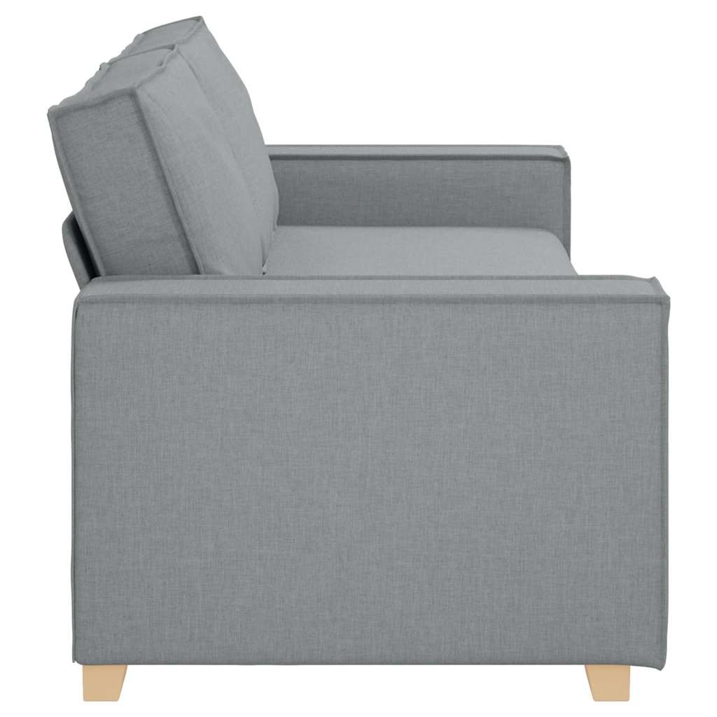 vidaXL 3-zitsbank donkergrijs 180 cm stof