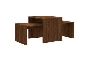 VidaXL Salontafelset Eikenkleur (51% Korting)
