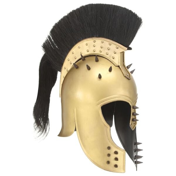 Griekse Soldatenhelm Replica (Messing) - 60% Korting