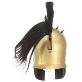 vidaXL Soldatenhelm Grieks replica LARP staal messingkleurig
