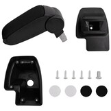 vidaXL Armsteun 15x35x(33-49,5) cm ABS zwart