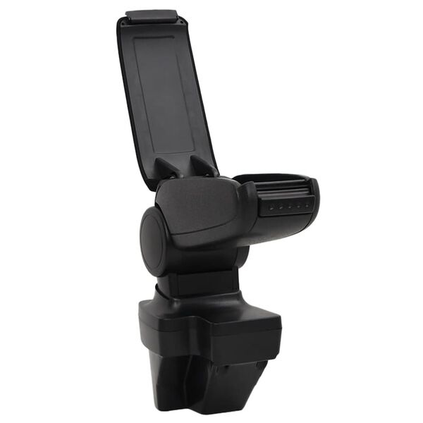 vidaXL Armsteun 15x35x(33-49,5) cm ABS zwart