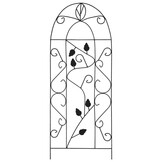 vidaXL Plantenklimrekken 3 st 40x100 cm ijzer zwart
