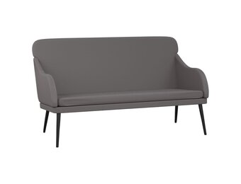 vidaXL Bankje 110x76x80 cm kunstleer grijs