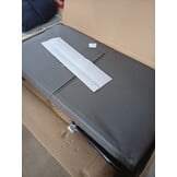 vidaXL Bankje 110x76x80 cm kunstleer grijs