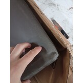 vidaXL Bankje 110x76x80 cm kunstleer grijs