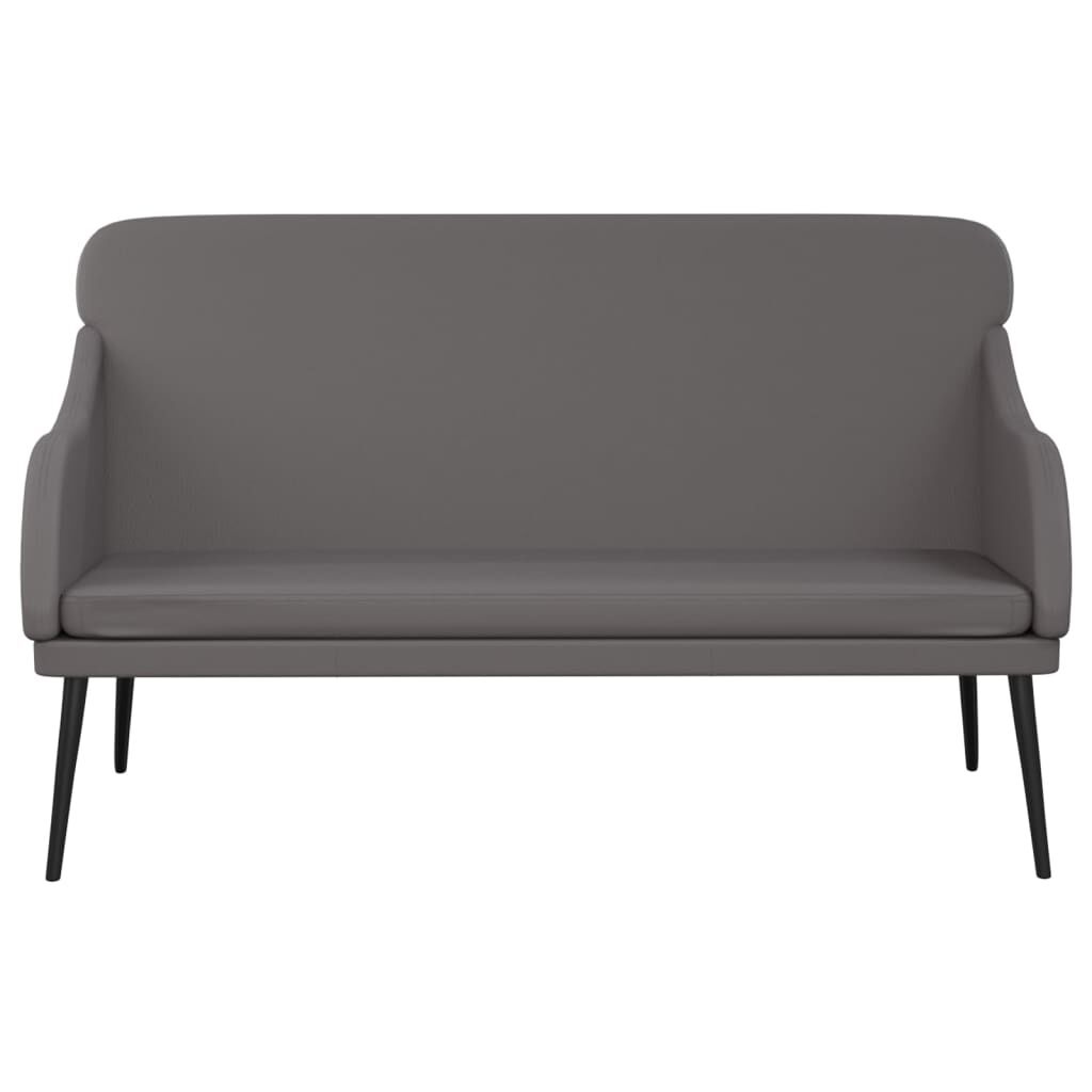 vidaXL Bankje 110x76x80 cm kunstleer grijs