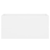 vidaXL Wastafelkast 90x38,5x45 cm bewerkt hout wit