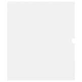 vidaXL Wastafelkast 90x38,5x45 cm bewerkt hout wit
