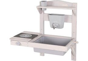Kinder Modderkeuken met Kraan & Accessoires - FSC Hout - 57% Korting