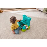 Fisher-Price Educatief speelgoed, educatief speelgoed voor peuters, leerplezier, turquoise, versie: Engels; Italiaans; Portugees; Spaans, HYR96