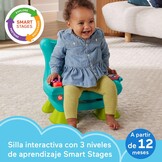 Fisher-Price Educatief speelgoed, educatief speelgoed voor peuters, leerplezier, turquoise, versie: Engels; Italiaans; Portugees; Spaans, HYR96