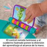 Fisher-Price Educatief speelgoed, educatief speelgoed voor peuters, leerplezier, turquoise, versie: Engels; Italiaans; Portugees; Spaans, HYR96