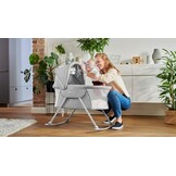 Kinderkraft LOVI Baby wieg/reiswieg 3-in-1 Grijs met schommel- en muskietennetfunctie