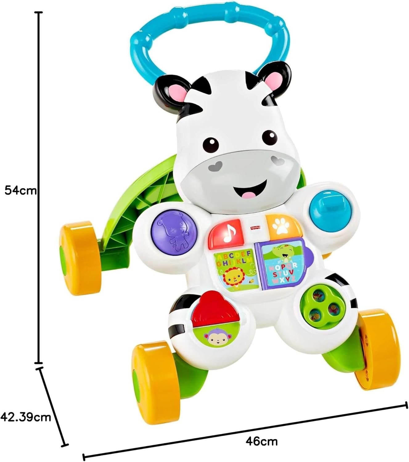 Fisher-Price Zebra Loopwagen met activiteiten