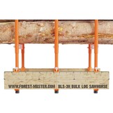 Forest Master BLS-3H Blokzaagbok – Voor Nauwkeurig Zagen van Meerdere Stamstukken – 250 kg Draagcapaciteit – Compact, Lichtgewicht en Opvouwbaar – 3 Vergrendelkettingen voor Stabiliteit