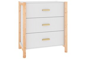 vidaXL Dressoir Wit 62x38x70 cm - 34% Korting