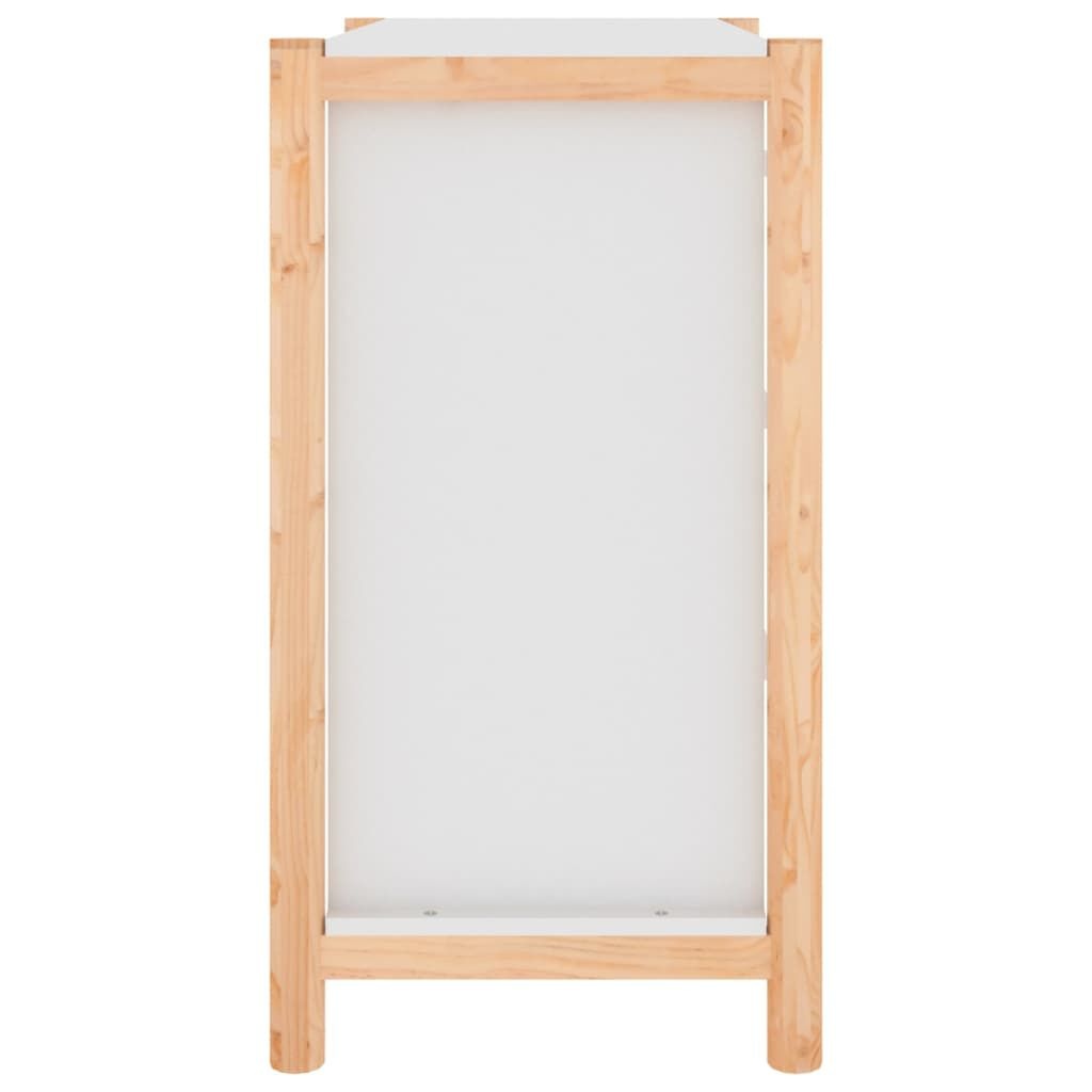 vidaXL Dressoir 62x38x70 cm bewerkt hout wit