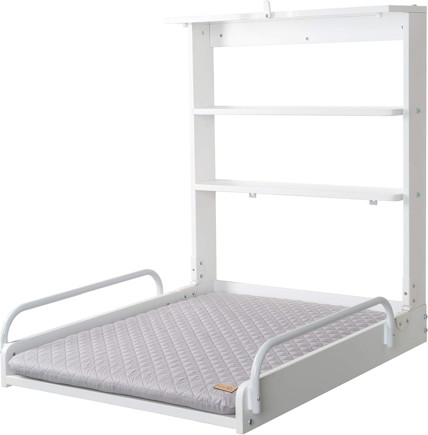 roba 212015WEV230 wandrek incl. aankleedkussen in modern "roba style"-design, wit