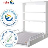 roba 212015WEV230 wandrek incl. aankleedkussen in modern "roba style"-design, wit
