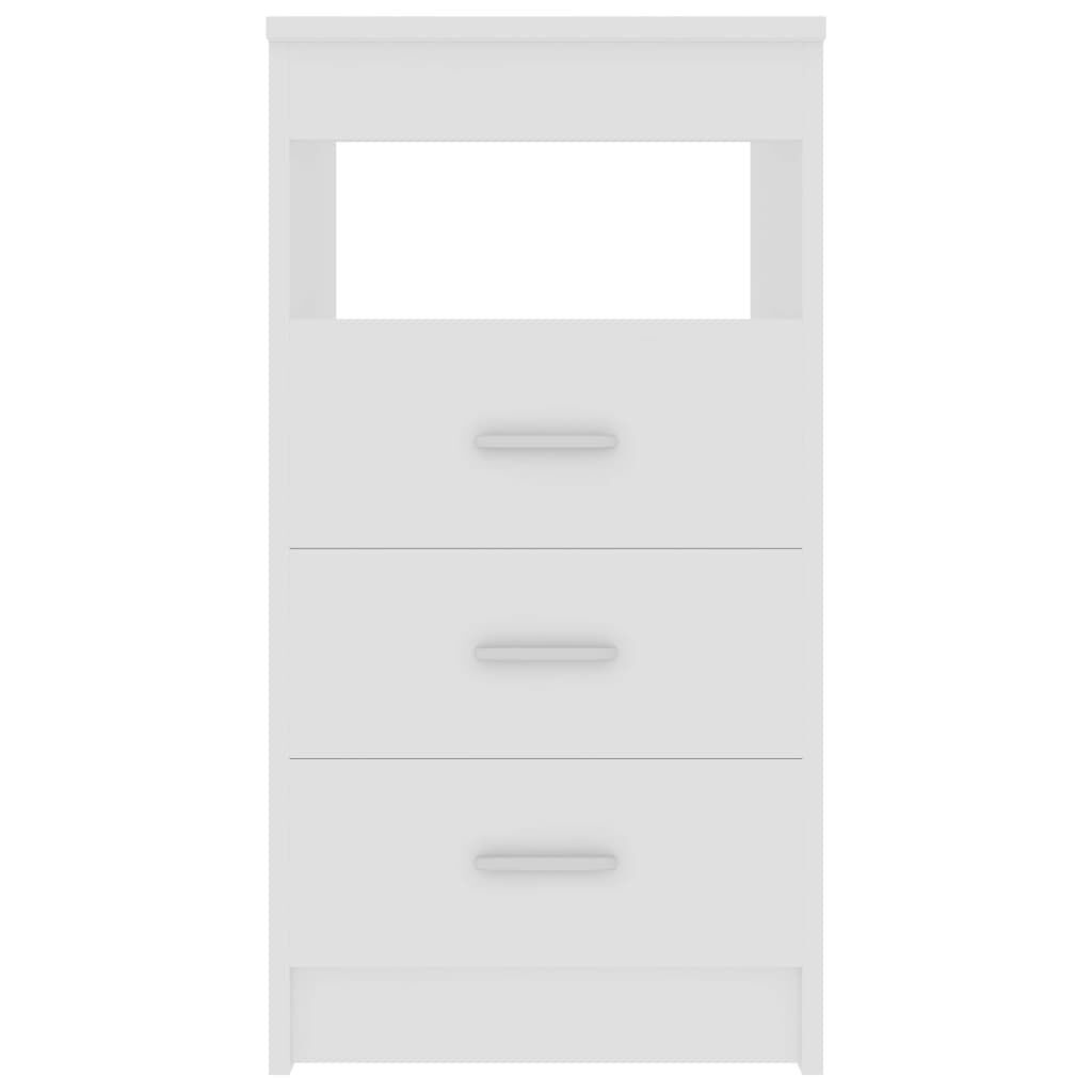 vidaXL Ladekast 40x50x76cm Bewerkt Hout Wit - 54% Korting!