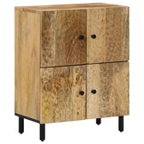 VidaXL Bijzetkast Mangohout - 35% Korting - 60x33x75 cm