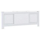 vidaXL Radiatorombouw 205 cm MDF wit