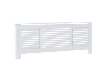 vidaXL Radiatorombouw 205 cm MDF wit
