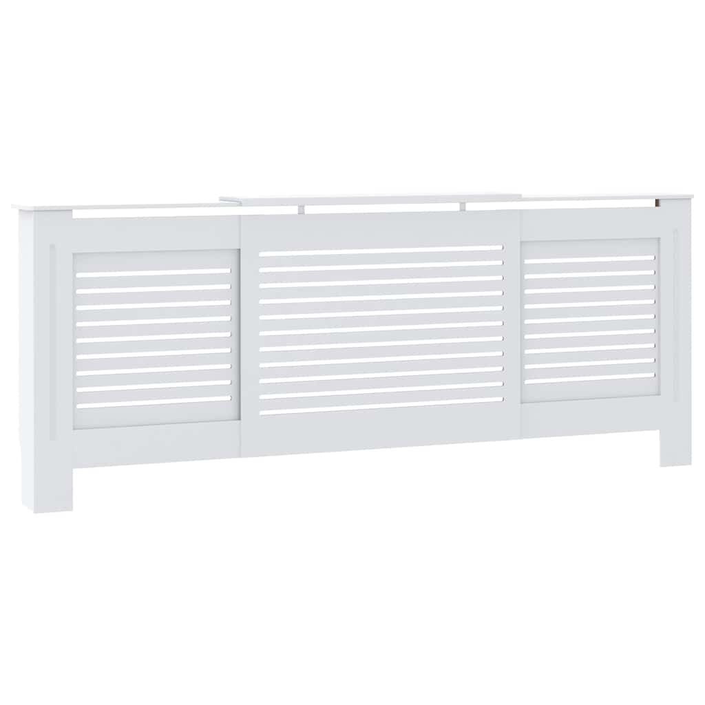 vidaXL Radiatorombouw 205 cm MDF wit