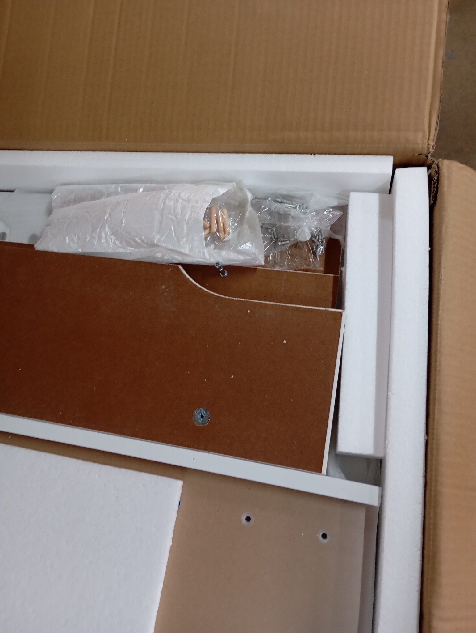 vidaXL Radiatorombouw 205 cm MDF wit