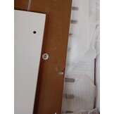 vidaXL Radiatorombouw 205 cm MDF wit