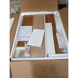 vidaXL Radiatorombouw 205 cm MDF wit