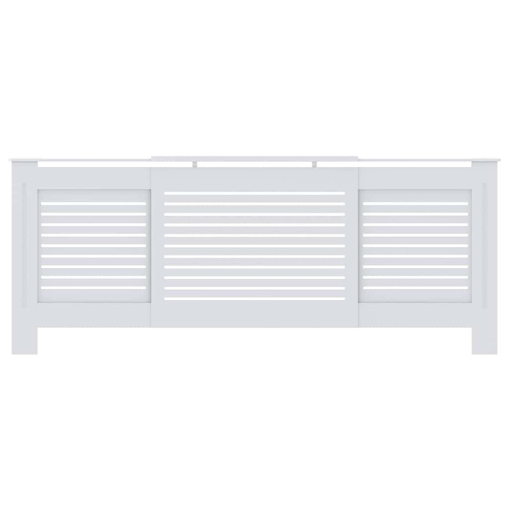 vidaXL Radiatorombouw 205 cm MDF wit