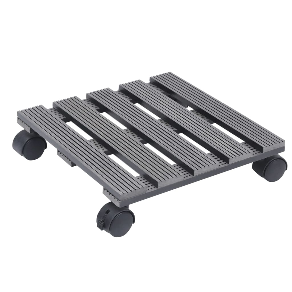 vidaXL Plantentrolley Grijs (2 stuks) - 57% Korting!