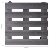 vidaXL Plantentrolley Grijs (2 stuks) - 57% Korting!