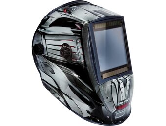 GYS 068698 LCD ALIEN+ TRUE COLOR XXL LASHELM, Zwart en grijs