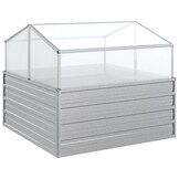 Verhoogde Plantenbak met Kas (100x100x85cm) - 34% Korting!