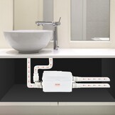 VEVOR Verkleiningspomp 350 W, debiet 6000 l/u, opvoerhoogte 7 m, hakpomp voor Luridewater met 3 waterinlaten voor wijnkelder, afvalwaterverwijderingsmachine