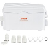 VEVOR Verkleiningspomp 350 W, debiet 6000 l/u, opvoerhoogte 7 m, hakpomp voor Luridewater met 3 waterinlaten voor wijnkelder, afvalwaterverwijderingsmachine