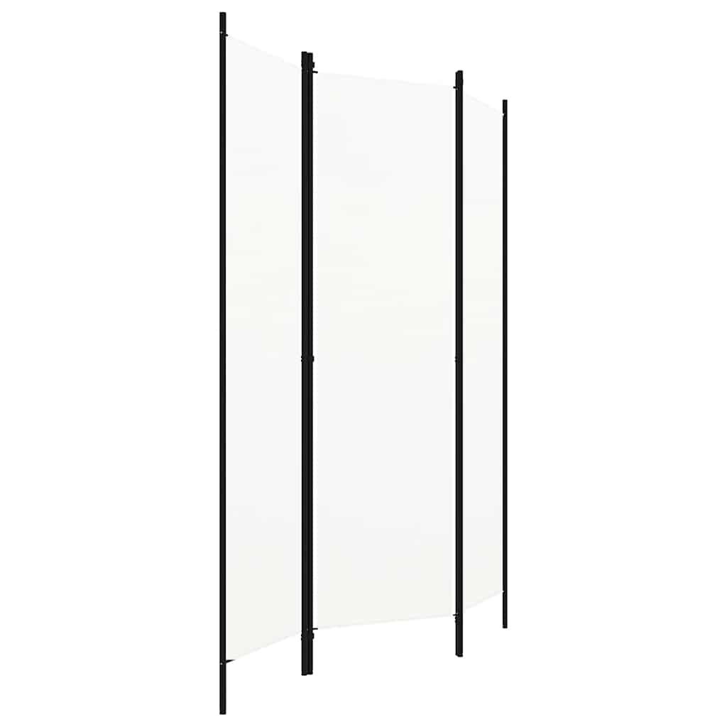 vidaXL Kamerscherm met 3 panelen 150x180 cm wit