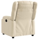 vidaXL Fauteuil Crèmekleurig - Verstelbaar & Comfortabel - 35% Korting!