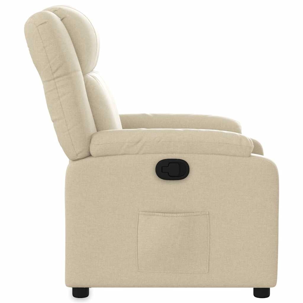 vidaXL Fauteuil Crèmekleurig - Verstelbaar & Comfortabel - 35% Korting!