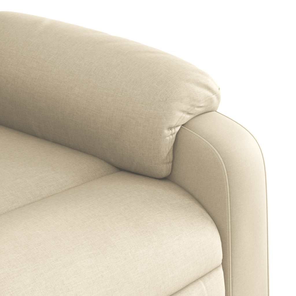 vidaXL Fauteuil Crèmekleurig - Verstelbaar & Comfortabel - 35% Korting!